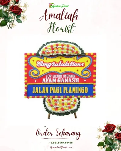 Bunga Papan Congratulation di Gisikdrono